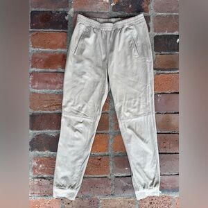 BCBGMAXAZRIA faux leather joggers